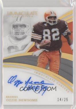 2018 Panini Immaculate Collection - Immaculate Careers #IC-ON - Ozzie Newsome /25 [Noted]