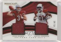 David Johnson, Josh Rosen #/49