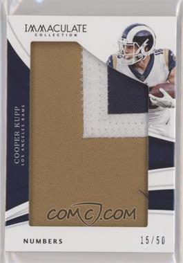 2018 Panini Immaculate Collection - Immaculate Jumbo - Numbers #IM-42 - Cooper Kupp /50