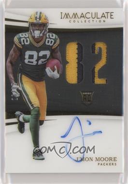 2018 Panini Immaculate Collection - Immaculate Numbers Rookie Patch Autographs #IN-JM - J'Mon Moore /82 [EX to NM]