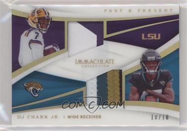 2018 Panini Immaculate Collection - Immaculate Past & Present Jerseys - Gold Prime #PA-17 - DJ Chark Jr. /10