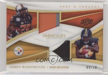 2018 Panini Immaculate Collection - Immaculate Past & Present Jerseys - Gold Prime #PA-28 - James Washington /10 [Noted]