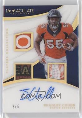2018 Panini Immaculate Collection - Immaculate Player's Collection Autographs - Gold #PC-BC - Bradley Chubb /5