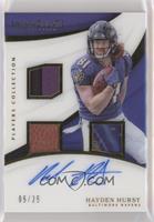 Hayden Hurst [EX to NM] #/25