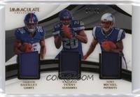 Rashaad Penny, Saquon Barkley, Sony Michel #/49