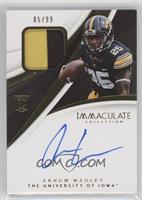Immaculate Signature Rookie Patches - Akrum Wadley #/99