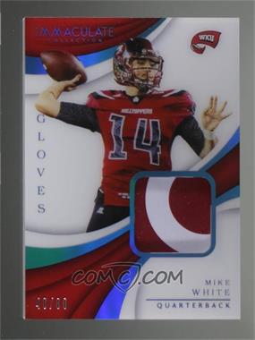 2018 Panini Immaculate Collection Collegiate - Immaculate Gloves - Prime #20 - Mike White /80 - Courtesy of COMC.com