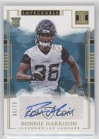 Rookie Autographs - Ronnie Harrison #/10