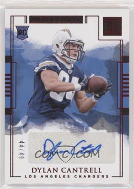 2018 Panini Impeccable - [Base] - Red #183 - Rookie Autographs - Dylan Cantrell /49