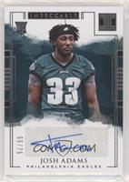 Rookie Autographs - Josh Adams #/75