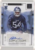 Rookie Autographs - Rashaan Evans #/75