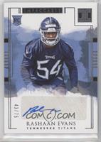 Rookie Autographs - Rashaan Evans #/75