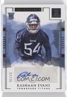 Rookie Autographs - Rashaan Evans #/75