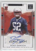 Rookie Autographs - Duke Dawson #/75