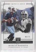 Marcus Mariota #/75