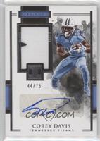 Corey Davis #/75