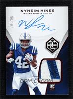 Rookie Patch Autograph - Nyheim Hines #/10