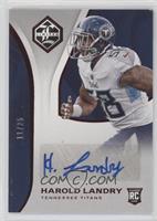 Rookie Autograph - Harold Landry [EX to NM] #/25