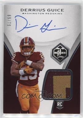 2018 Panini Limited - [Base] - Silver Spotlight #131 - Rookie Patch Autograph - Derrius Guice /75