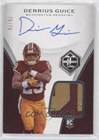 Rookie Patch Autograph - Derrius Guice [EX to NM] #/75