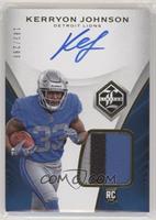 Rookie Patch Autograph - Kerryon Johnson #/299