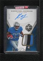 Rookie Patch Autograph - Kerryon Johnson [Uncirculated] #/299