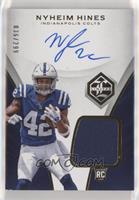 Rookie Patch Autograph - Nyheim Hines #/299