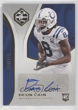2018 Panini Limited - [Base] #187 - Rookie Autograph - Deon Cain /199