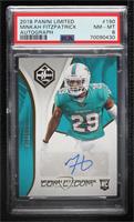 Rookie Autograph - Minkah Fitzpatrick [PSA 8 NM‑MT] #/149