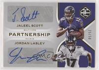 Jaleel Scott, Jordan Lasley #/50