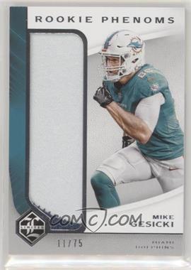 2018 Panini Limited - Rookie Phenoms Jumbo Relics - Silver Spotlight #RP-MI - Mike Gesicki /75