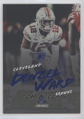 2018 Panini Luminance - [Base] - Blue Luminance #129 - Rookie - Denzel Ward /99