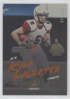 2018 Panini Luminance - [Base] - Orange Luminance #111 - Rookie - Kyle Lauletta /225