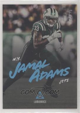 2018 Panini Luminance - [Base] - Platinum Blue Luminance #55 - Jamal Adams /25