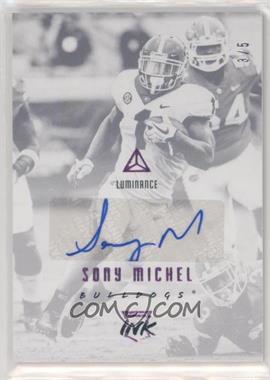 2018 Panini Luminance - Rookie Ink - Pink #RI-SOM - Sony Michel /5