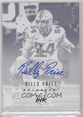 2018 Panini Luminance - Rookie Ink #RI-BIP - Billy Price /299