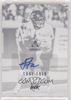 2018 Panini Luminance - Rookie Ink #RI-LUF - Luke Falk /225