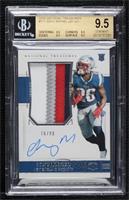 Rookie Patch Autograph - Sony Michel [BGS 9.5 GEM MINT] #/99