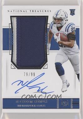 2018 Panini National Treasures - [Base] #177 - Rookie Patch Autograph - Nyheim Hines /99