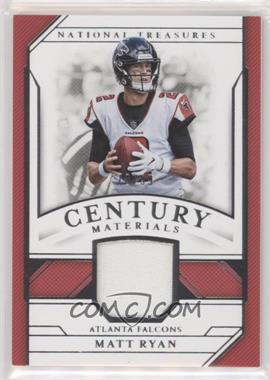 2018 Panini National Treasures - Century Materials #CM-MR - Matt Ryan /99