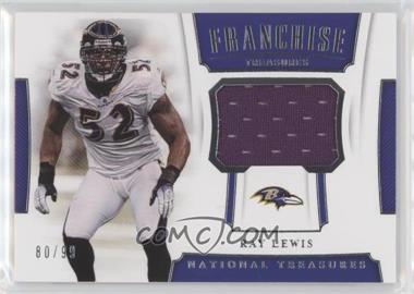 2018 Panini National Treasures - Franchise Treasures #FT-RL - Ray Lewis /99