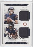 Mitchell Trubisky, Jordan Howard #/99