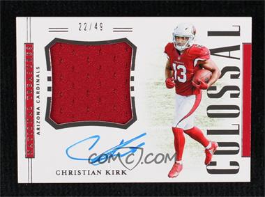 2018 Panini National Treasures - Rookie Colossal Signatures #RCS-CK - Christian Kirk /49