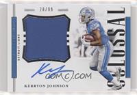 Kerryon Johnson #/99