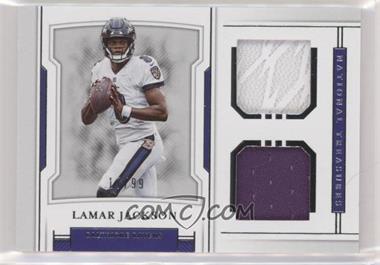 2018 Panini National Treasures - Rookie Dual Materials #RDM-5 - Lamar Jackson /99