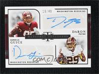 Daron Payne, Derrius Guice #/49