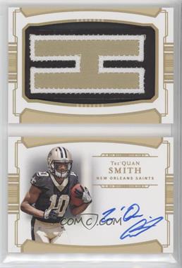 2018 Panini National Treasures - Rookie Jumbo Prime Signatures Vertical Booklet - Nameplate #PSBV-TS - Tre'Quan Smith /5
