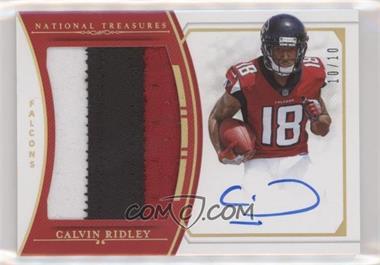 2018 Panini National Treasures - Rookie Material Signatures RPS - Holo Gold #RMS-CR - Calvin Ridley /10