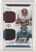 Derrius Guice, D.J. Chark #/99