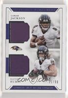 Lamar Jackson, Hayden Hurst #/99